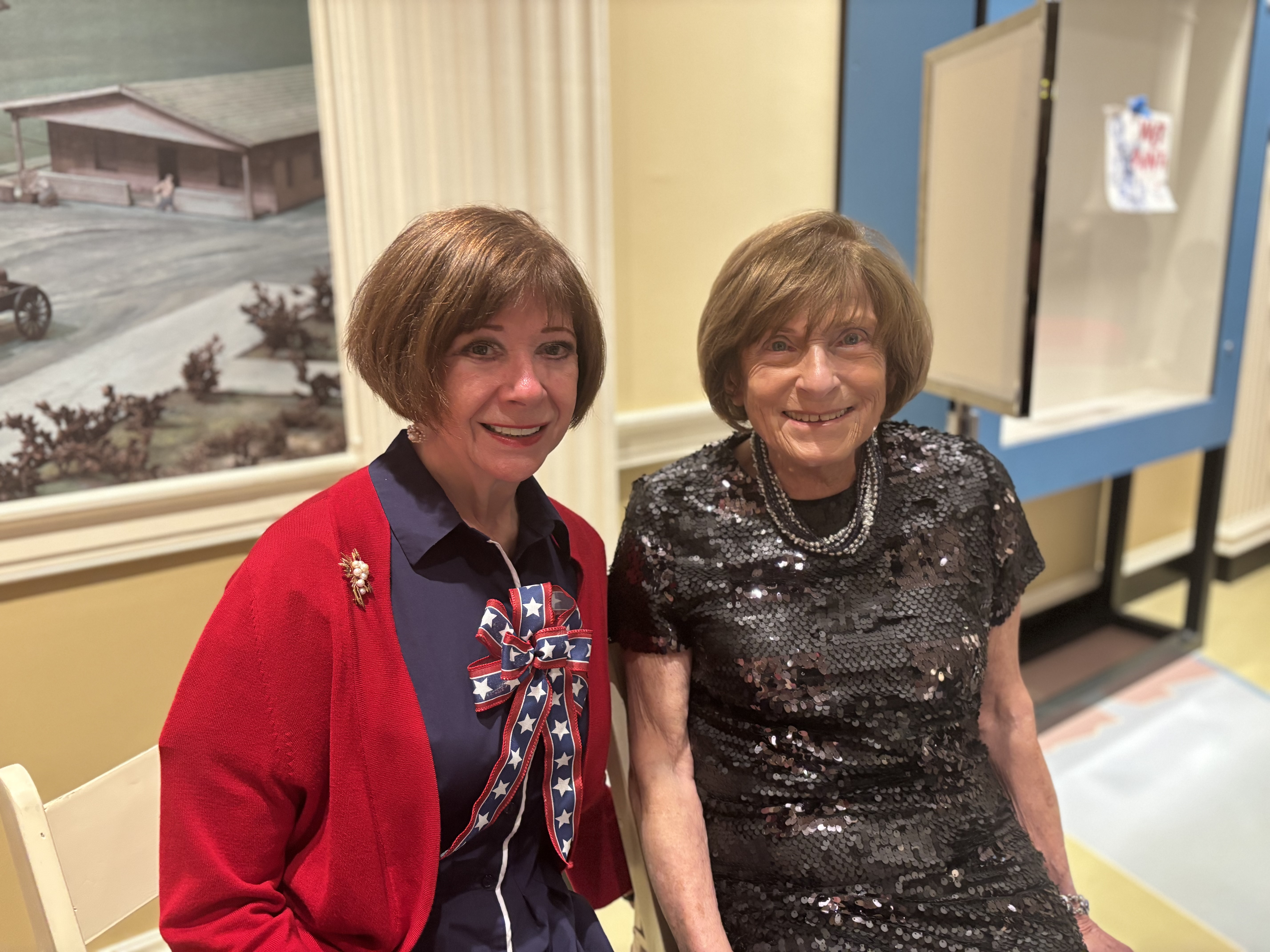 Darcy with Guild Member Carole Segal